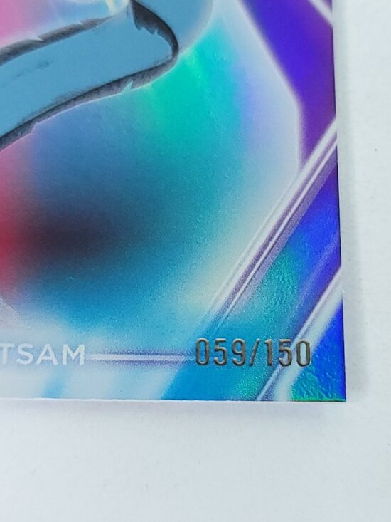 2026_topps_disney_neon_hobby_s  Flotsam Jetsam Topps 2026 Disney Neon Holo Parallel Refractor Limited 059/150